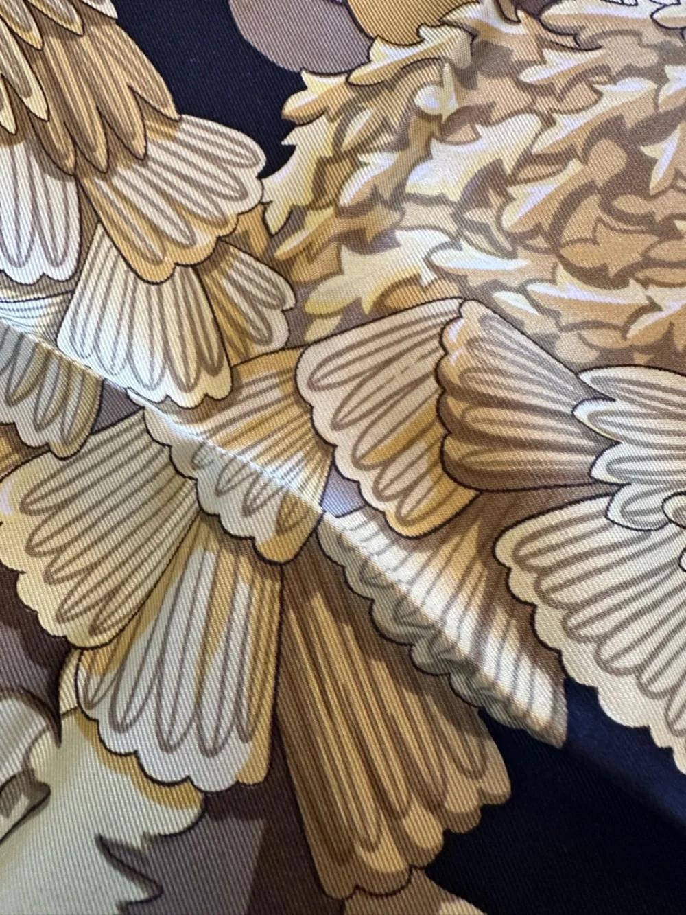Hermes Paris Silk Scarf "Tahiti" Carre 90 designed by Caty Latham - Picture 6 of 7